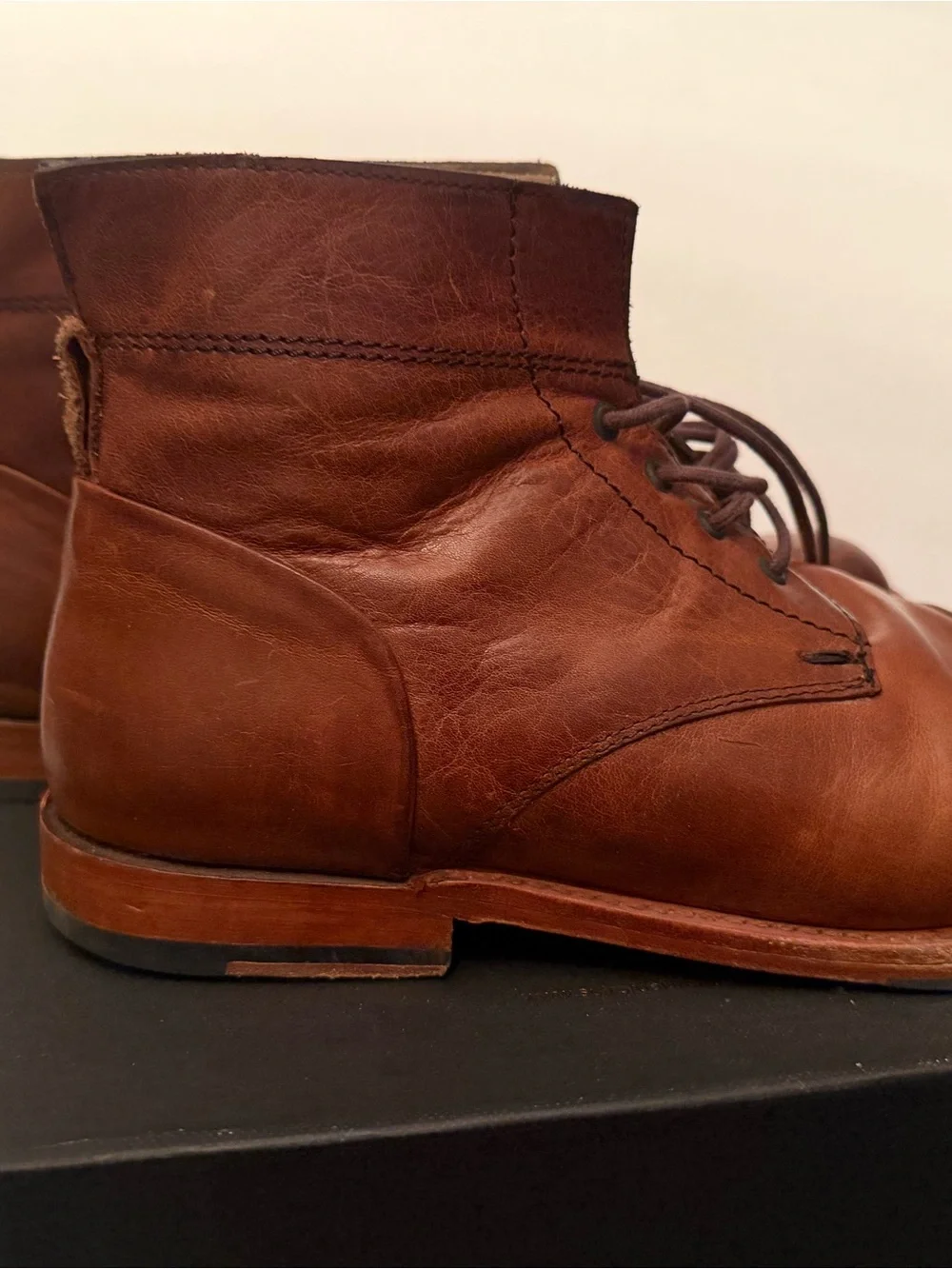 Sutro Footwear “Alder” Leather Cap-Toe Boots